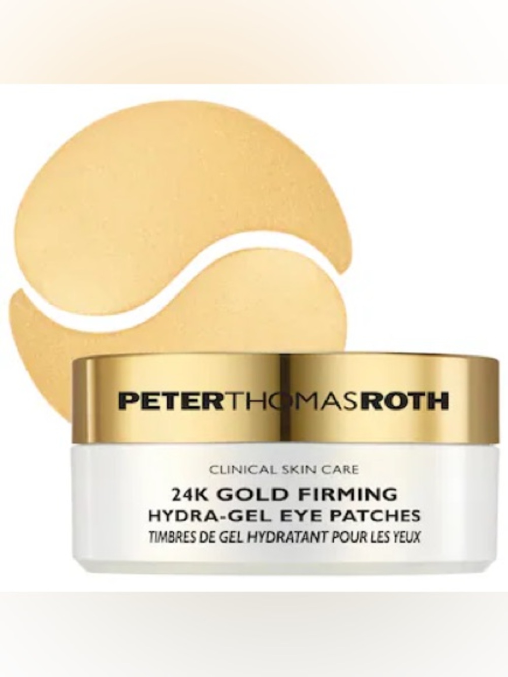 Peter Thomas Roth Gold Hydrogel Eye Patches - Gold new without box